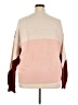 Debut Color Block Pink Pullover Sweater Size XXL - photo 2