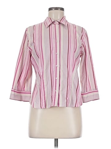 Apt. 9 3/4 Sleeve Button-Down Shirt (view 1)