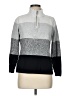 Karen Scott 100% Cotton Color Block Gray Pullover Sweater Size M - photo 1