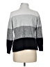 Karen Scott 100% Cotton Color Block Gray Pullover Sweater Size M - photo 2