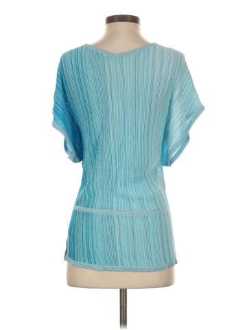 White House Black Market Short Sleeve Blouse (view 2)