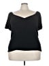 Torrid Black Short Sleeve Top Size 4X Plus (4) - photo 1