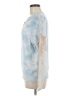 Democracy 100% Cotton Tie-dye Blue Pullover Sweater Size M - photo 5