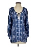 Walker & Wade 100% Rayon Blue Long Sleeve Blouse Size S - photo 1