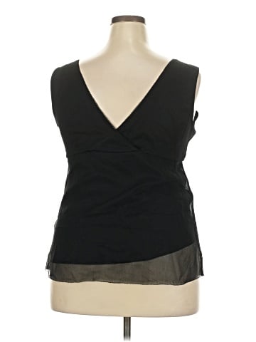 Mossimo Sleeveless Silk Top (view 2)