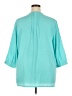 Ulla Popken 100% Polyester Teal 3/4 Sleeve Blouse Size 20 - photo 2
