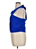 Versona 100% Polyester Blue Sleeveless Blouse Size XL - photo 5