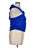 Versona 100% Polyester Blue Sleeveless Blouse Size XL - photo 4