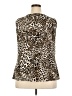 Roz & Ali Brown Sleeveless Blouse Size 2X - photo 2