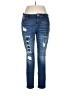 Almost Famous Graphic Blue Jeans Size 16 - photo 1