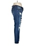 Almost Famous Graphic Blue Jeans Size 16 - photo 4