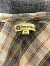 Democracy Plaid Brown 3/4 Sleeve Blouse Size XS - photo 7