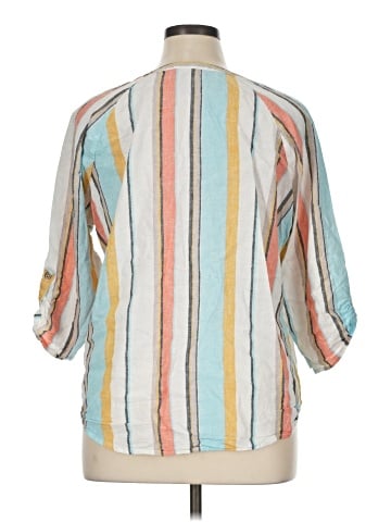 Chico's 3/4 Sleeve T-Shirt (view 2)