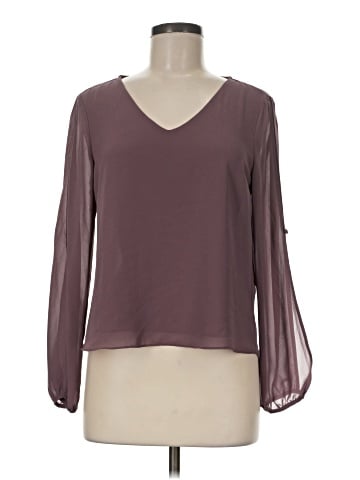 Lost April Long Sleeve Blouse (view 1)