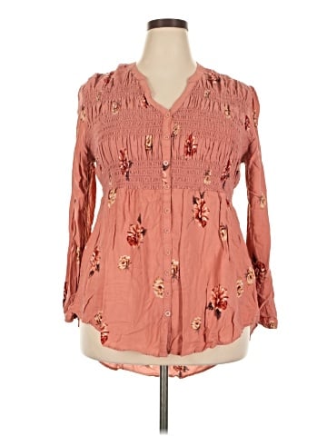 Torrid 3/4 Sleeve Blouse (view 1)