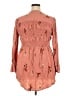 Torrid 100% Rayon Pink 3/4 Sleeve Blouse Size 2X Plus (2) - photo 2