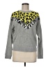 Bar III Animal Print Gray Sweatshirt Size M - photo 1