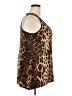 Lavish Brown Sleeveless Blouse Size 2X - photo 4