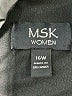 MSK Solid Black Cocktail Dress Size 16 - photo 7