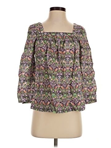 Liberty Art Fabrics for J.Crew 3/4 Sleeve Blouse (view 1)