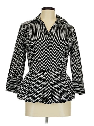 Giorgio Sant'Angelo 3/4 Sleeve Button-Down Shirt (view 1)
