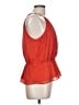 DR2 100% Polyester Orange Sleeveless Blouse Size L - photo 4