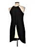 BCBGeneration Solid Black Cocktail Dress Size L - photo 2