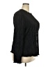Cachet 100% Polyester Black 3/4 Sleeve Blouse Size 20W - photo 4