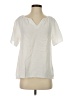 XCVI 100% Cotton Ivory Short Sleeve Blouse Size XS - photo 1
