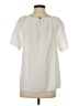 XCVI 100% Cotton Ivory Short Sleeve Blouse Size XS - photo 2