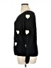 LC Lauren Conrad Hearts Black Pullover Sweater Size XL - photo 5