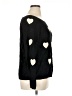LC Lauren Conrad Hearts Black Pullover Sweater Size XL - photo 4