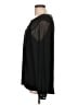 August Silk Black Long Sleeve Blouse Size L - photo 5
