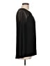 August Silk Black Long Sleeve Blouse Size L - photo 4