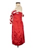 Betsey Johnson 100% Polyester Red Cocktail Dress Size 2 - photo 5