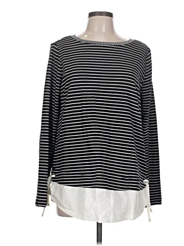 Jones New York Signature Long Sleeve T-Shirt (view 1)