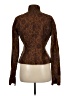 Peruvian Connection Paisley Brown Jacket Size 6 - photo 2
