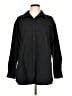 Athleta 100% Polyester Solid Black Long Sleeve Blouse Size L - photo 1