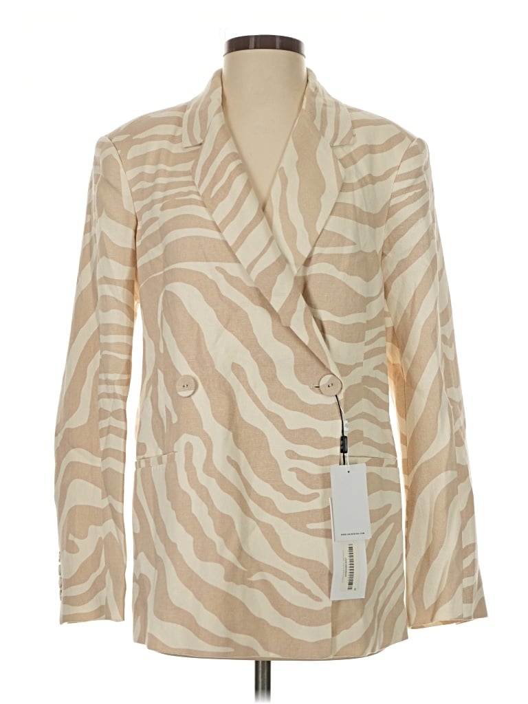 Anine Bing Blazer Jacket In Tan