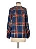 Sugarlips 100% Polyester Blue Long Sleeve Blouse Size S - photo 1