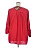 IMAN 100% Polyester Red 3/4 Sleeve Blouse Size 2X - photo 2