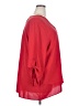 IMAN 100% Polyester Red 3/4 Sleeve Blouse Size 2X - photo 4