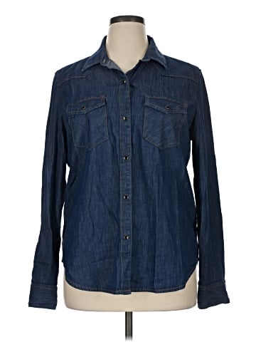 Gap Long Sleeve Button-Down Shirt (view 1)