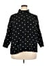Talbots Outlet Polka Dots Black Pullover Sweater Size 2X - photo 1