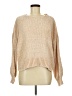 Kendall & Kylie 100% Polyester Metallic Tan Pullover Sweater Size M - photo 1