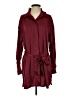Glam Burgundy Casual Dress Size S - photo 1