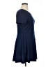 No Boundaries Solid Blue Casual Dress Size XL - photo 4