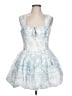 Maison Amory Blue Cocktail Dress Size L - photo 1