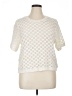 Design History Ivory Short Sleeve Blouse Size XL - photo 1