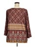 Alyx Brown 3/4 Sleeve Blouse Size 3X - photo 2
